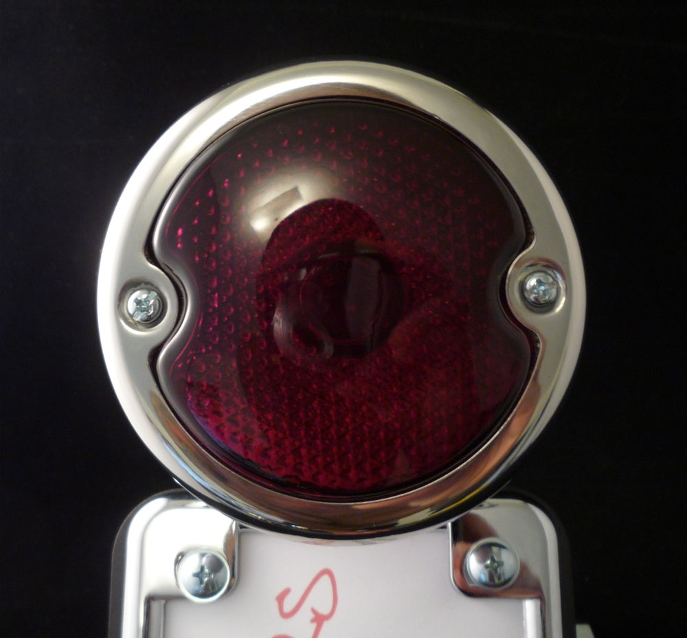 33 Duolamp Tail Light-Polished Stainless - No School Choppers